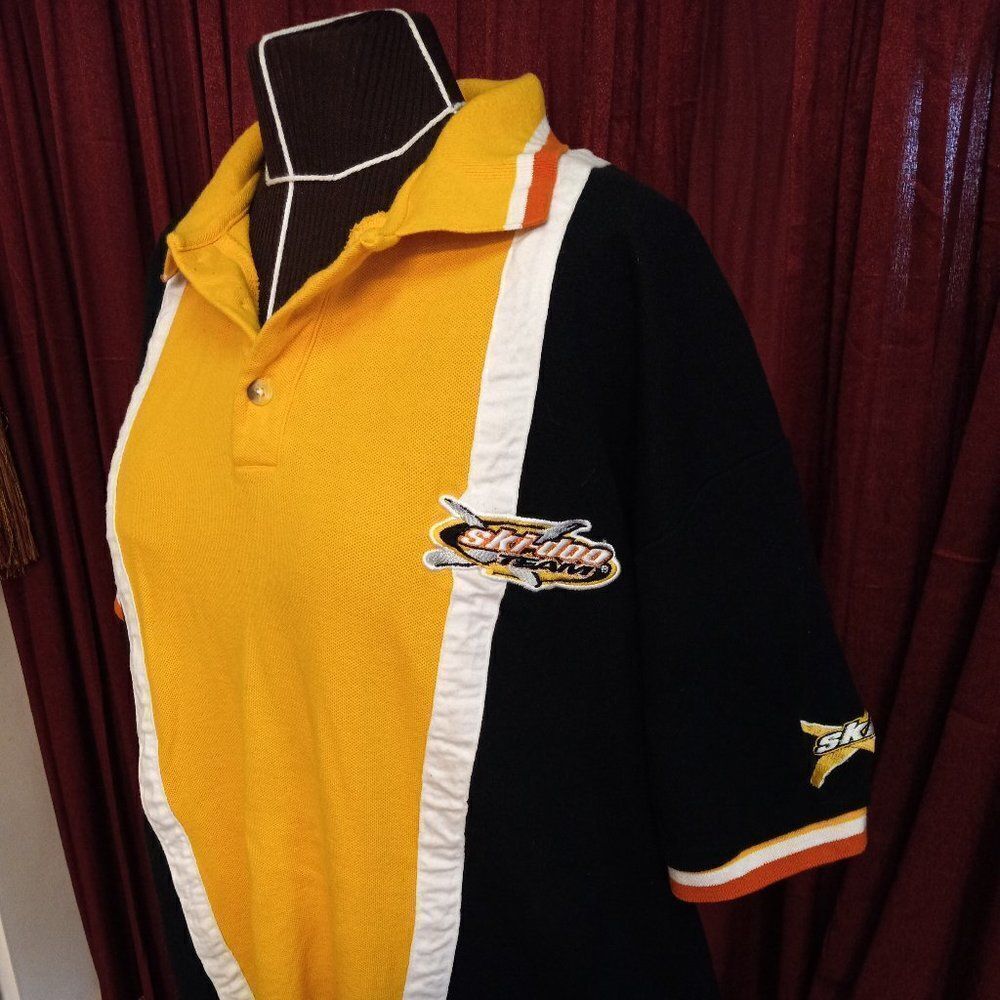 Snowmobile Ski-doo Men's XL Short Sleeve SnoGear Polo shirt Outside Sports
